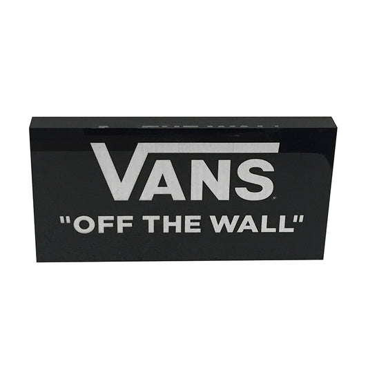 VANS Acrylic logo block BLACK