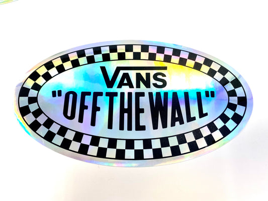 VANS Oval reflective sticker
